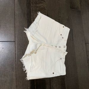 White denim cut offs
